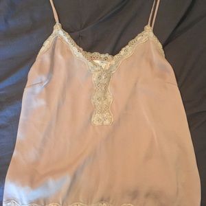 Nude lace cami